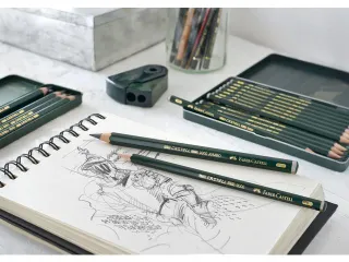 Potloodset Faber-castell 9000 Jumbo 2b, 4b, Gum En Slijper - 11