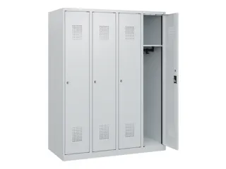 schoollocker,HxBxD 1530x1200x500mm,4vak,vak B 300mm,cil.-slot - 1