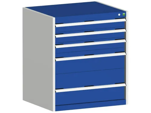 ladekast 900x800x650mm 5laden zware lasten RAL7035 front RAL5010