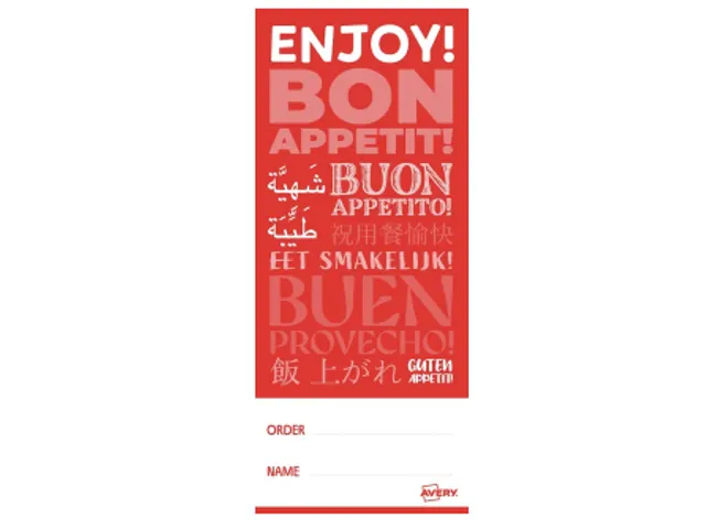 Etiket Avery sluitzegel met breukindicatie rood 40x95mm 250 stuks