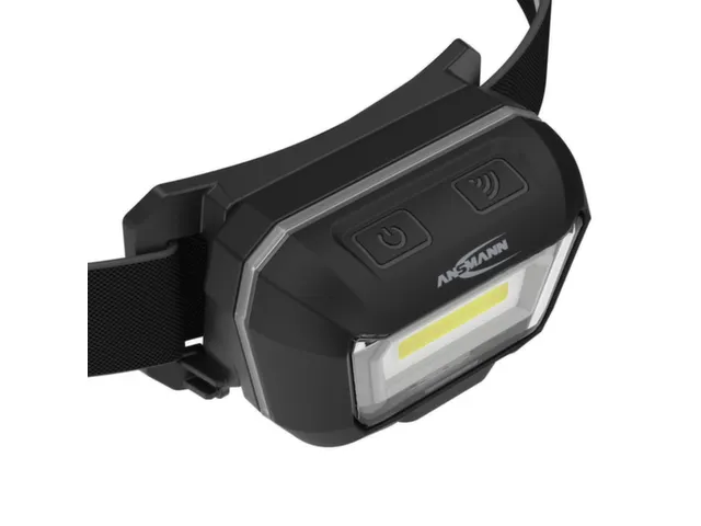 hoofdlamp,behuizing kunststof,COB-led,100-300lumen,reikwijdte 12-21m
