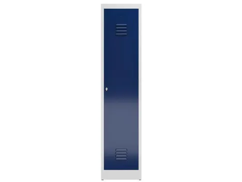 garderobekast 1800x415x500mm 1vak klink sokkel romp RAL7035 RAL5010
