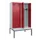 PBM-locker met bank,HxBxD 2120x1200x815mm,4vak,vak B 300mm