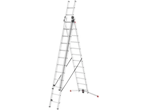 multifunctionele telescoopladder,3x12,sporten,balk L 8,07m,aluminium