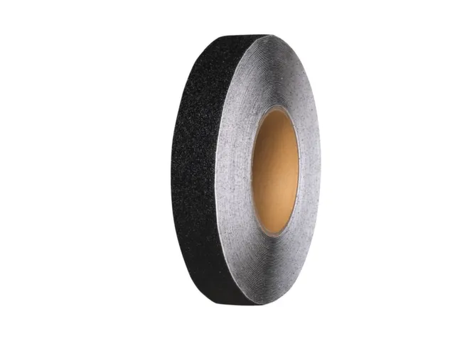 antisliplaag,zwart,band LxB 18,3mx25mm,met antislip-eigenschappen