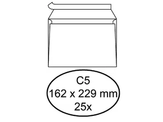 Envelop Quantore Bank C5 162x229mm wit Zelfklevend - 1