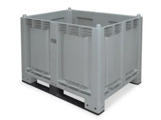Stapelcontainer Pp Hxbxd 850x1200x800mm 550 Liter 2Sledepoten Grijs - 2