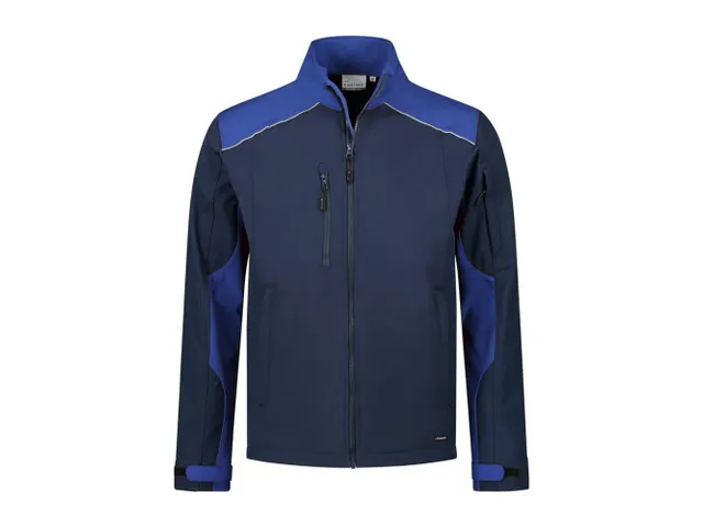 Santino Tour softshell, marineblauw/koningsblauw, maat 5XL, per stuk