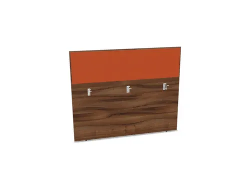 baliepaneel bureau aanbouw achter NP-tiepolo nut BN3012-oranje 1400mm