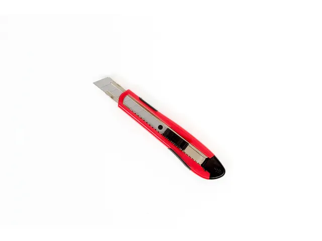 Snijmes IEZZY 18mm kunststof met softgrip inclusief 1 mesje