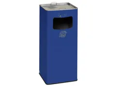 Combi-asbak Hxbxd 700X320X320Mm Vierkant Blauw