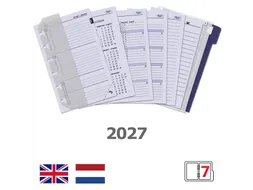 Agendavulling 2027 Kalpa Pocket jaardoos 7dagen/2pagina'