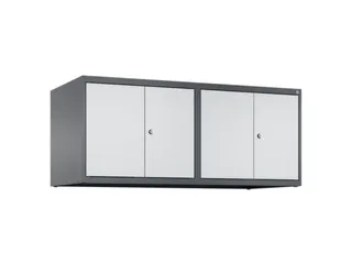 opzetkast,v. locker voor scheiding van kleding,4vak.,vak B 300mm - 2
