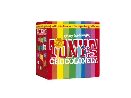 Chocolade Tony's Chocolonely tiny mix doos 200gr