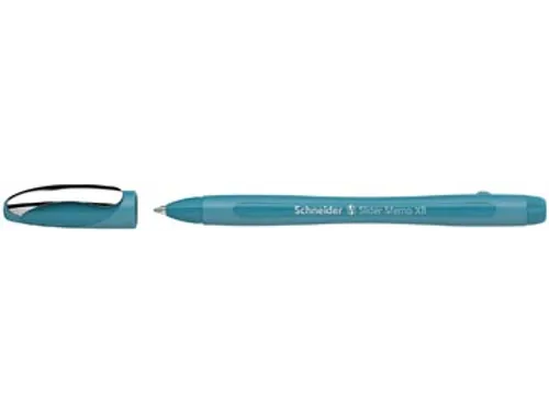 Slider Memo balpen Colour Edition extra breed blauw teal