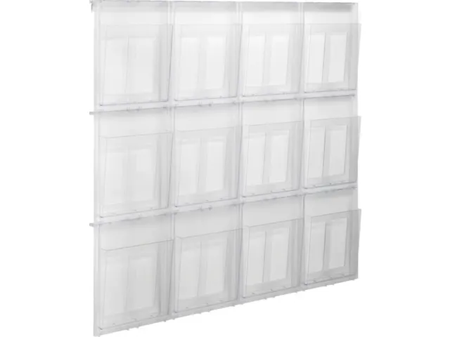 wandfolderhouder,HxBxD 978x1136x54mm,v. 12xDIN A4