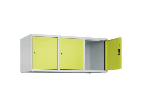 opzetkast,v. locker,3vak.,vak B 400mm,HxBxD 500x1200x500mm
