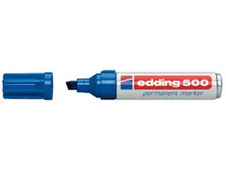 Viltstift edding 500 schuin blauw 2-7mm