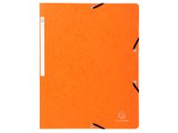 Elastomap zonder klep glanskarton 400gm² - A4-Oranje