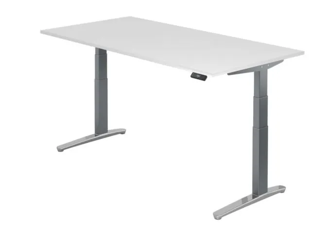 bureau assis-debout à régl. de haut. élec. HxlxP 650-1290x2000x1000