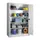 Vouwdeurkast 1950x1200x600mm 4legborden Verzinkt Ral7035 Front Ral7035