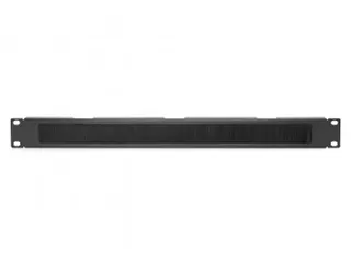 1U kabelborstelstrip open voor 483 mm (19 inch) kasten Zwart - 6