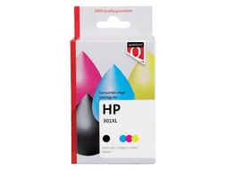 Inktcartridge Quantore alternatief tbv HP CH563EE CH564EE 301XL zwart+