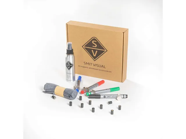 Starterkit Deluxe voor whiteboards (volledig magnetisch)