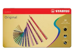Kleurpotloden STABILO 8778 Original Arty assorti blik à 38 stuks