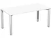 vergadertafel,HxBxD 720x1600x800mm,rechthoekig,4voeten RAL9006