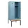 locker met bank,HxBxD 1950x800x815mm,2vak,vak B 400mm,cilinderslot