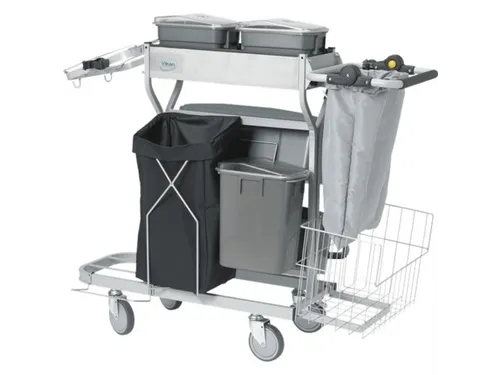 Vikan Microvezel werkwagen COMPACT PLUS 40 cm Grijs