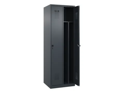 locker voor scheiding van kleding,HxBxD 1850x600x500mm,2vak