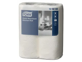 Tork 120269 Extra Absorberende Keukenrol Premium 2-laags 2 rollen - 7