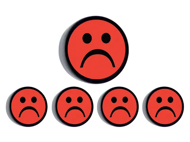 Magneet smiley 35mm rood 5 stuks