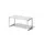 bureau,HxBxD 740x1600x800mm,blad grijswit,sledeframe verkeerswit