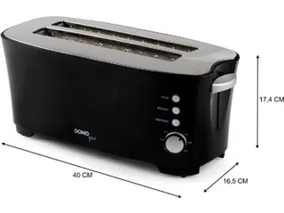 Broodrooster B-Smart voor 4 Sneden Brood Zwart - 4