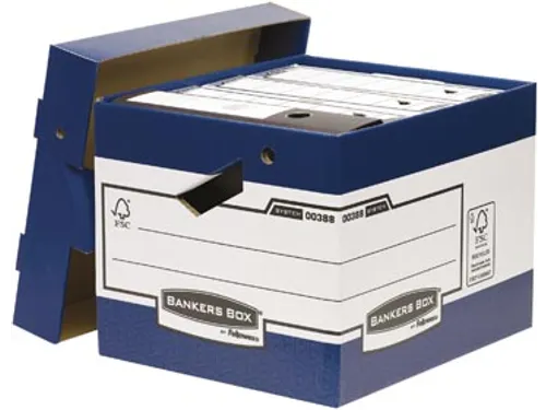 Archiefdoos Formaat 33,3 X 29,2 X 40,4 Cm Blauw