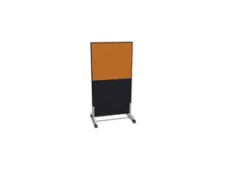 scheidingswand,HxB 1545x800mm,CC-zwart,BN3005-geel