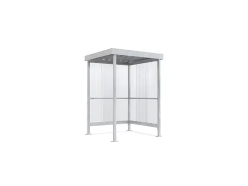 Rokersoverkapping H X B X D 2350X 1550X 1550Mm Wanden Polycarbonaat