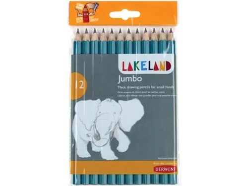 Lakeland grafietpotlood Jumbo HB, pak van 12 stuks
