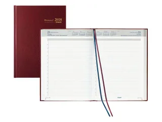 Agenda 2027 Brepols Bremax Santex A4 1dag/2pag 8 kolommen bordeaux - 3