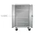 Mobiele kast met openslaande deuren HxBxD 1813x1005x691mm antraciet
