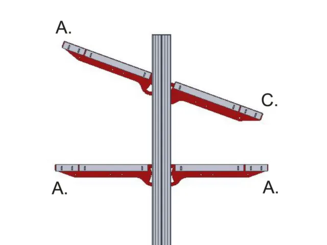 legbord,v. paktafel,BxD 1000x300mm,draagverm. 25kg,draagarmen,staal