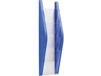 wandfolderhouder HxBxD 540x169x80mm v. 4xDIN lang blauw