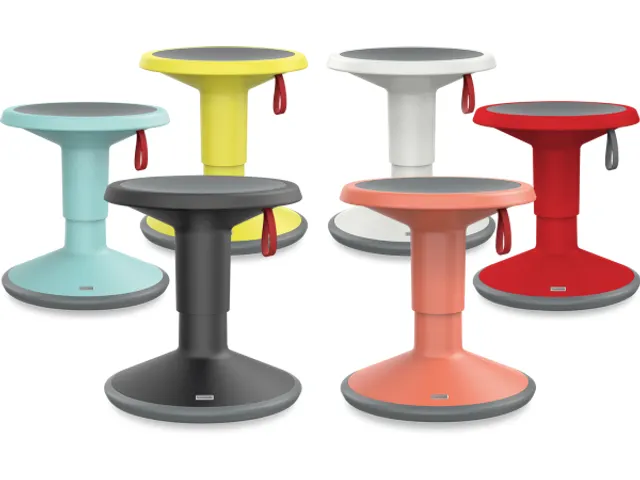 Tabouret Interstuhl Upis1 Enfant Junior Jaune 375-490mm