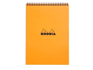 Spiraalblok Rhodia A4 lijn 160 pagina's 80gr oranje - 1