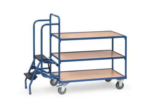 Orderverzamelwagens 2106 250kg 1000x600mm 2 Etages Hout