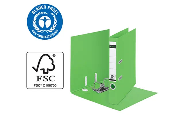 Leitz 180° Recycle Ordner A4 55mm Karton Groen