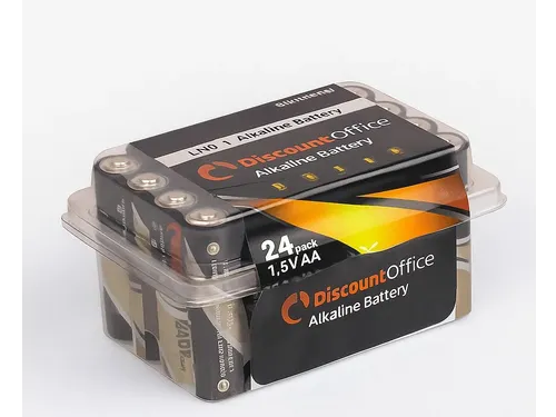 DiscountOffice Batterij AA Pak van 24 stuks